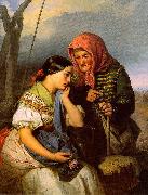  Alajos Gyorgyi  Giergl Consolation A France oil painting reproduction